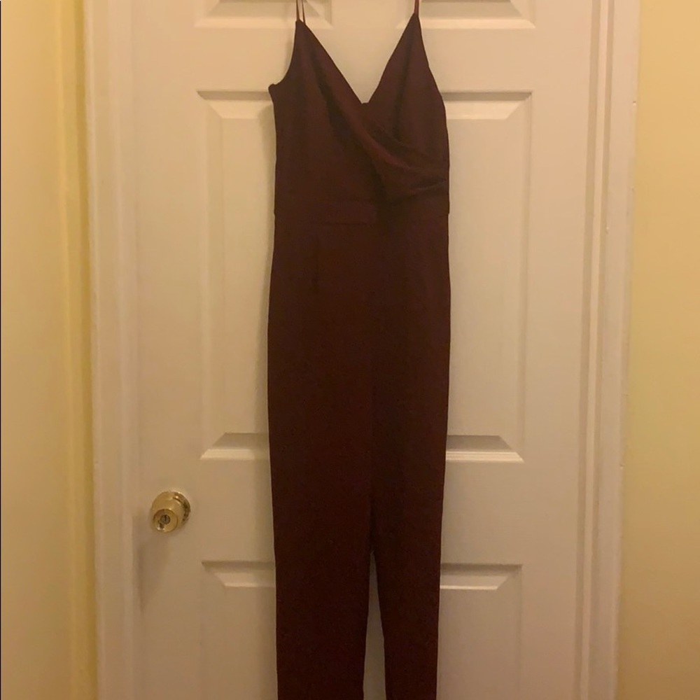 Burgundy Jumpsuit